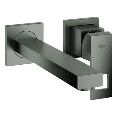 Grohe Eurocube - Inbouw wastafelkraan, 2-gats installatie, geborsteld Hard Graphite 23447AL0